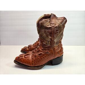 Sebastians Cowboy Boots Kids Size 9.5 Crocodile Western